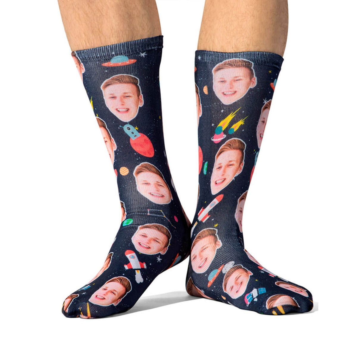 Face Space Socks