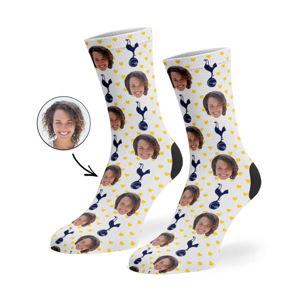 Spurs Hearts Socks