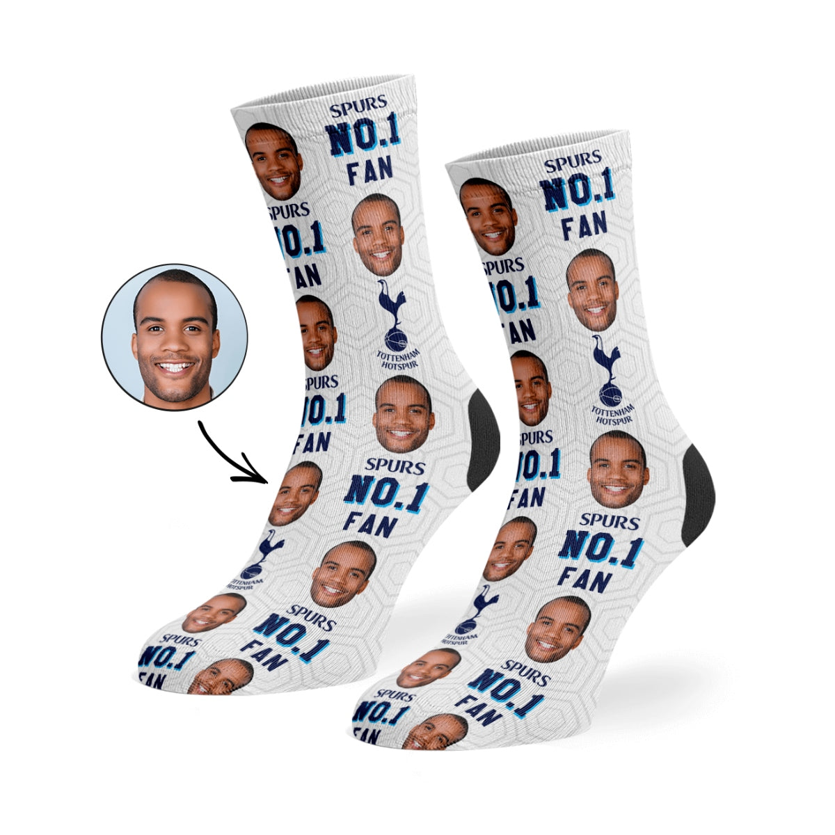Spurs Number 1 Fan Socks