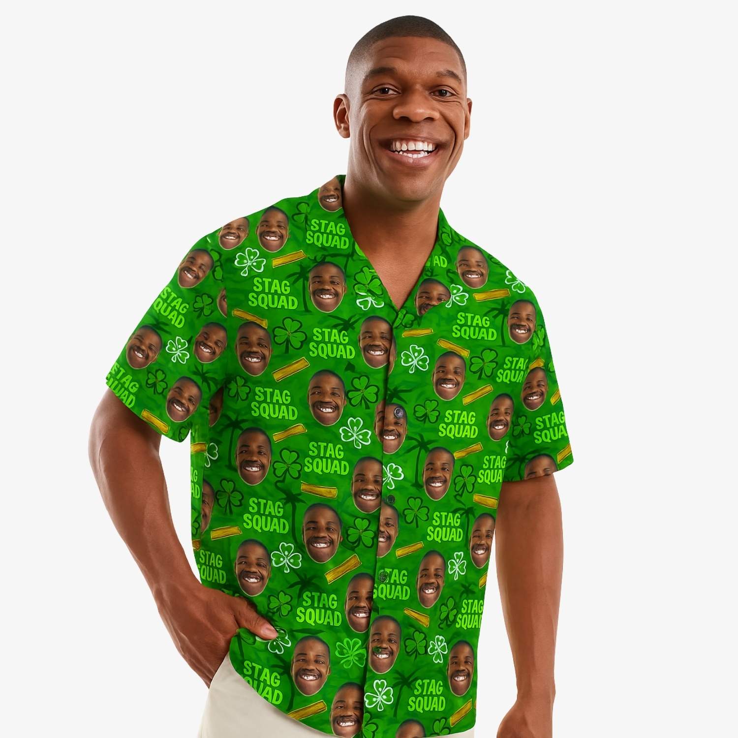 Stag Squad Custom Hawaiian Shirt
