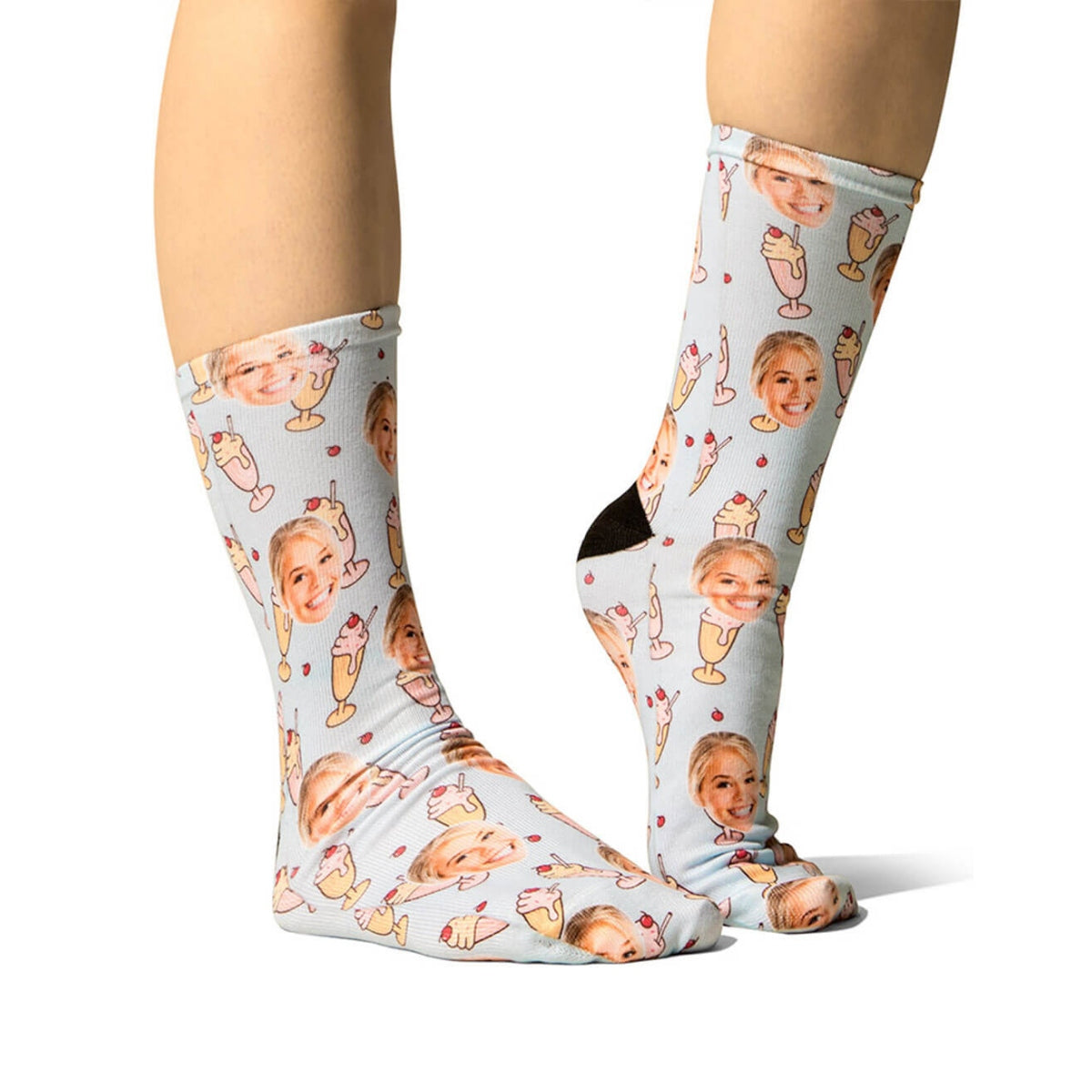 Sundae Face Socks