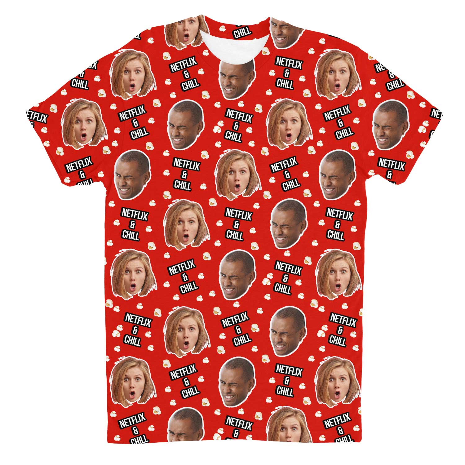 Netflix and Chill Custom T-Shirt