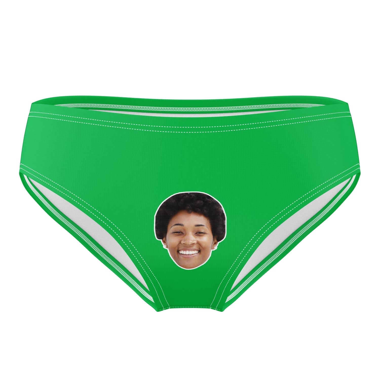 Green Personalised Swimming Trunks
