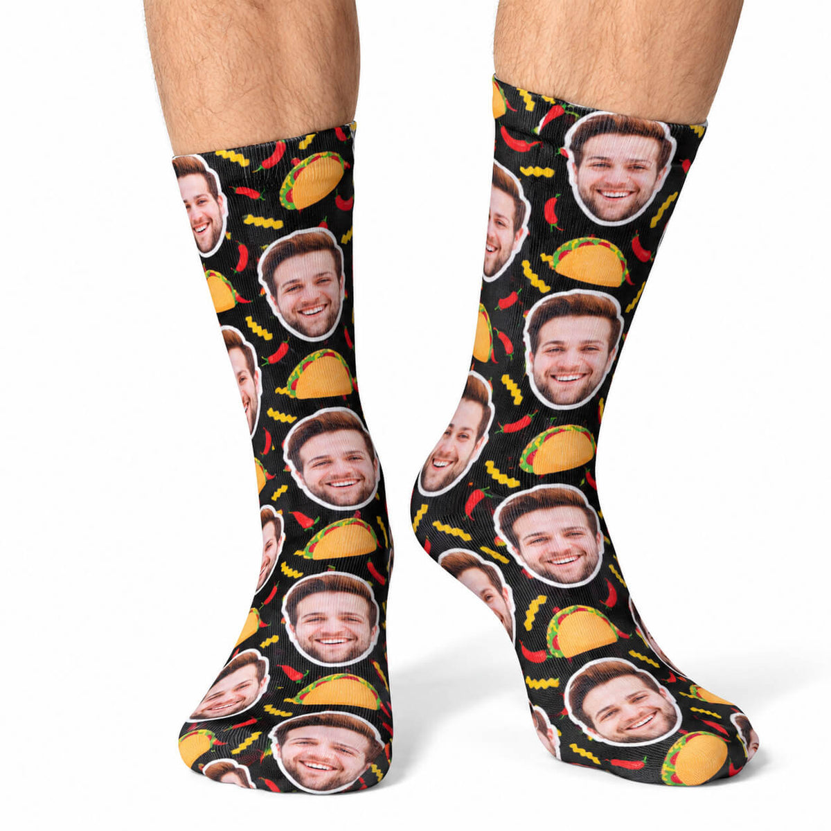 Taco Face Socks