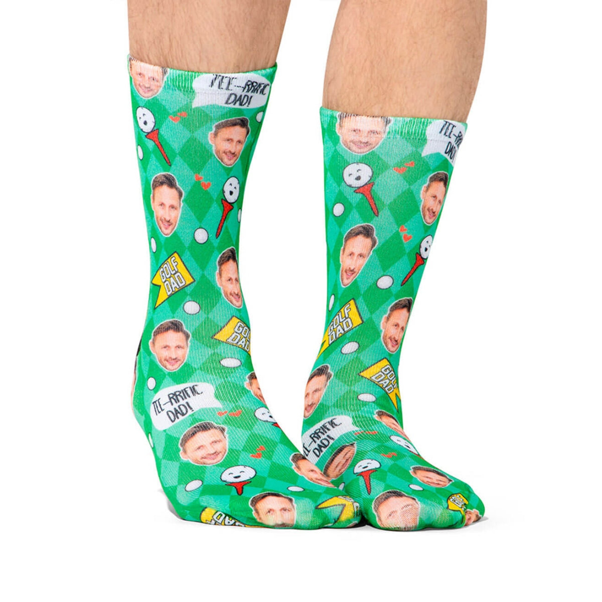Tee-riffic Dad Golf Socks