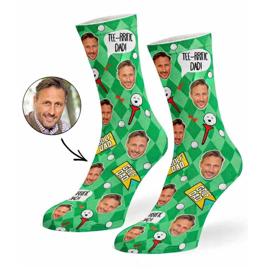 Tee-riffic Dad Golf Socks