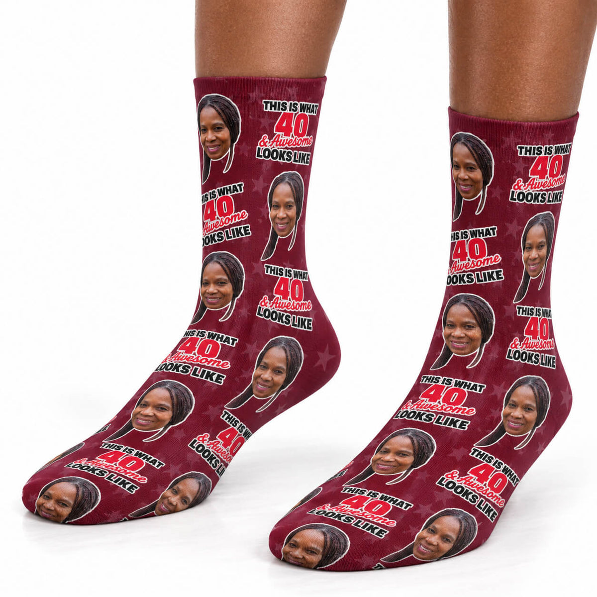 This Is What 40 & Awesome Looks Like Socks
