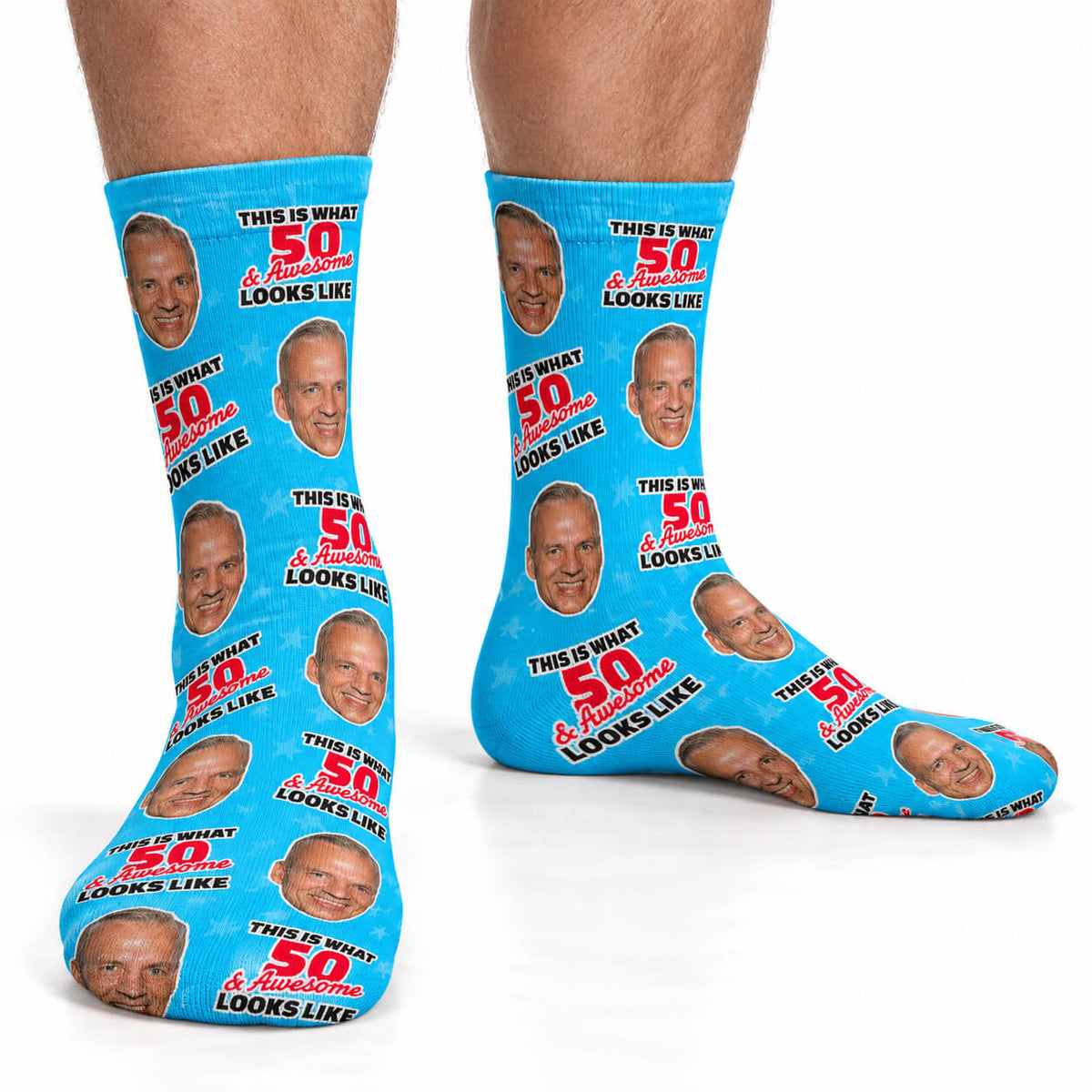 This Is What 50 & Awesome Looks Like Socks