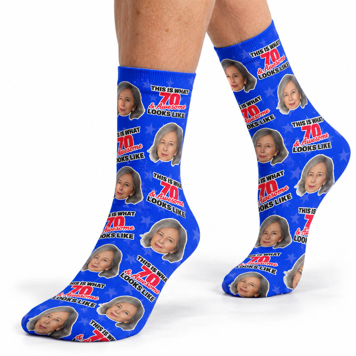 This Is What 70 & Awesome Looks Like Socks