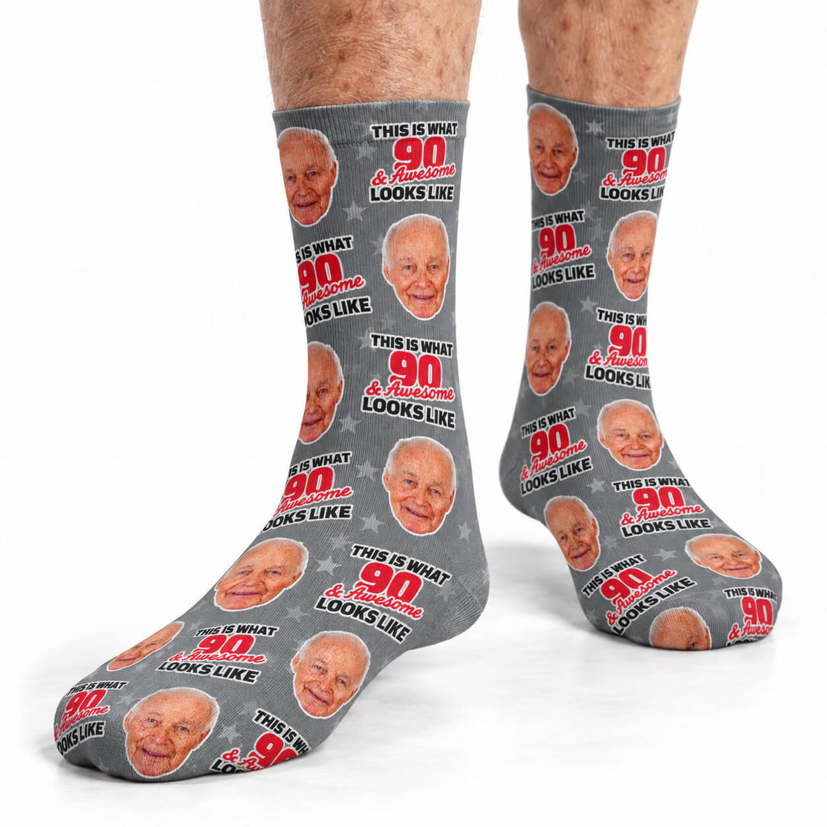 This Is What 90 & Awesome Looks Like Socks