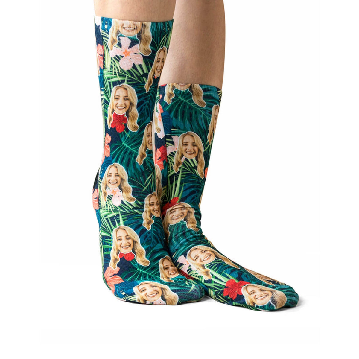 Tropical Face Socks