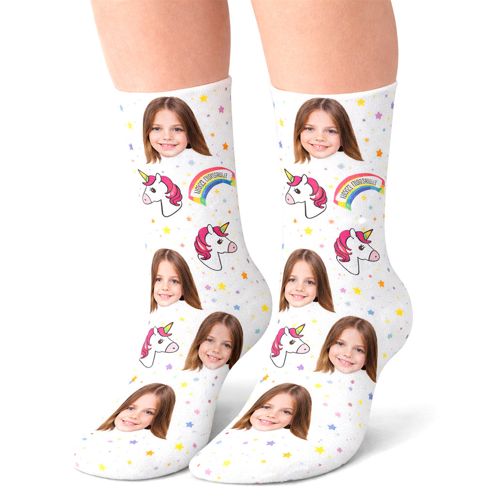 Unicorn Birthday Kids Socks