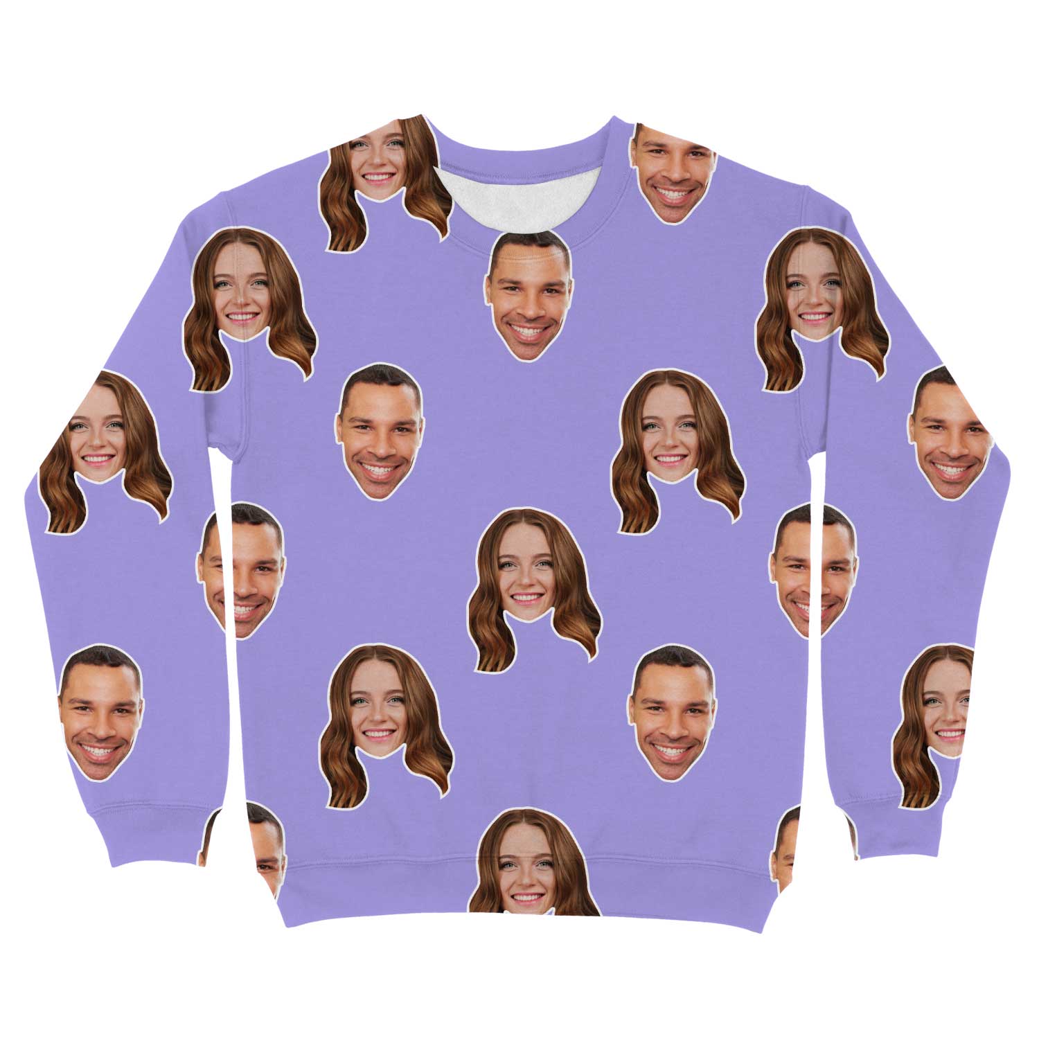 Couples Face Sweatshirt