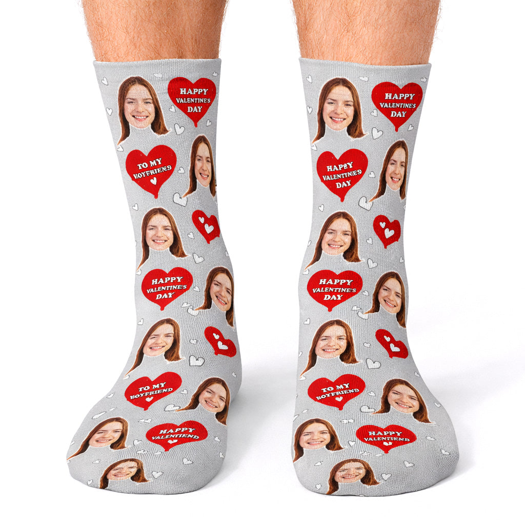 Valentines Boyfriend Socks