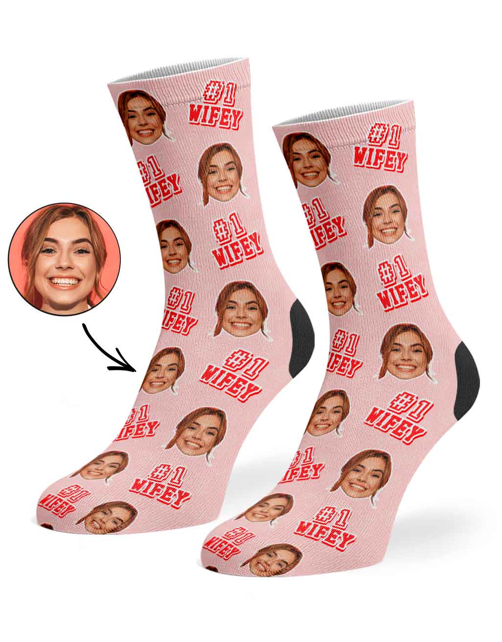 #1 Wifey Socks
