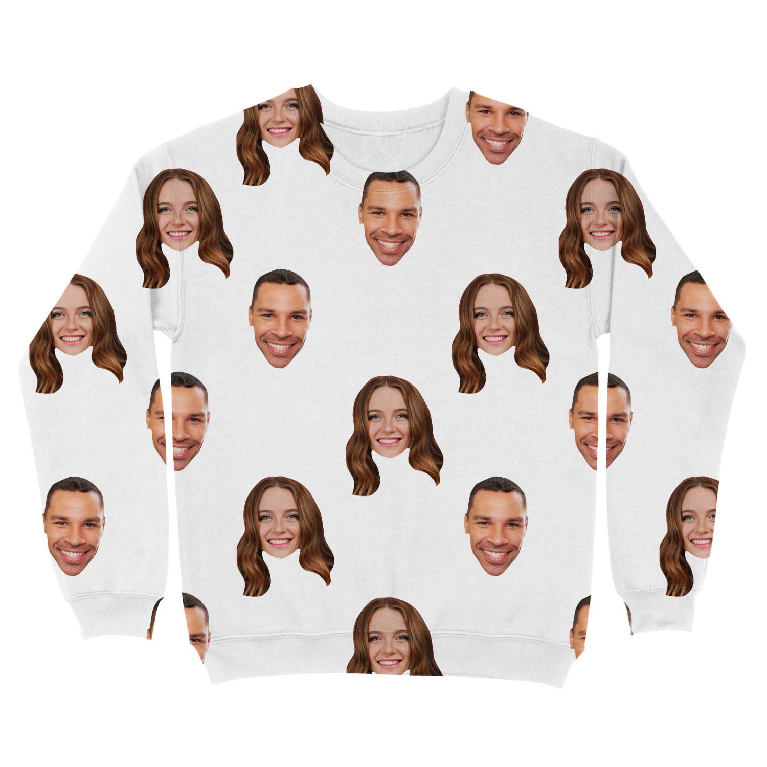 Couples Face Sweatshirt