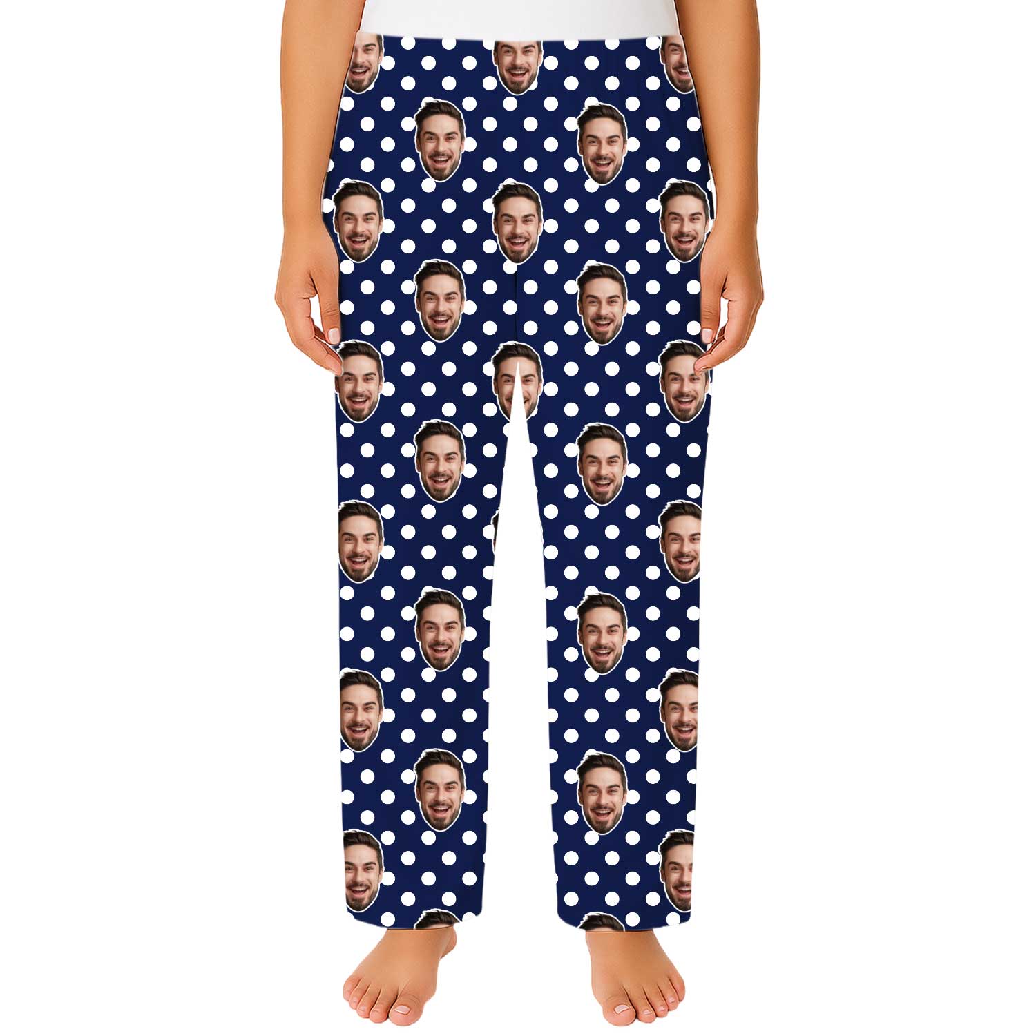 Polka Dot Custom Women's PJ Bottoms