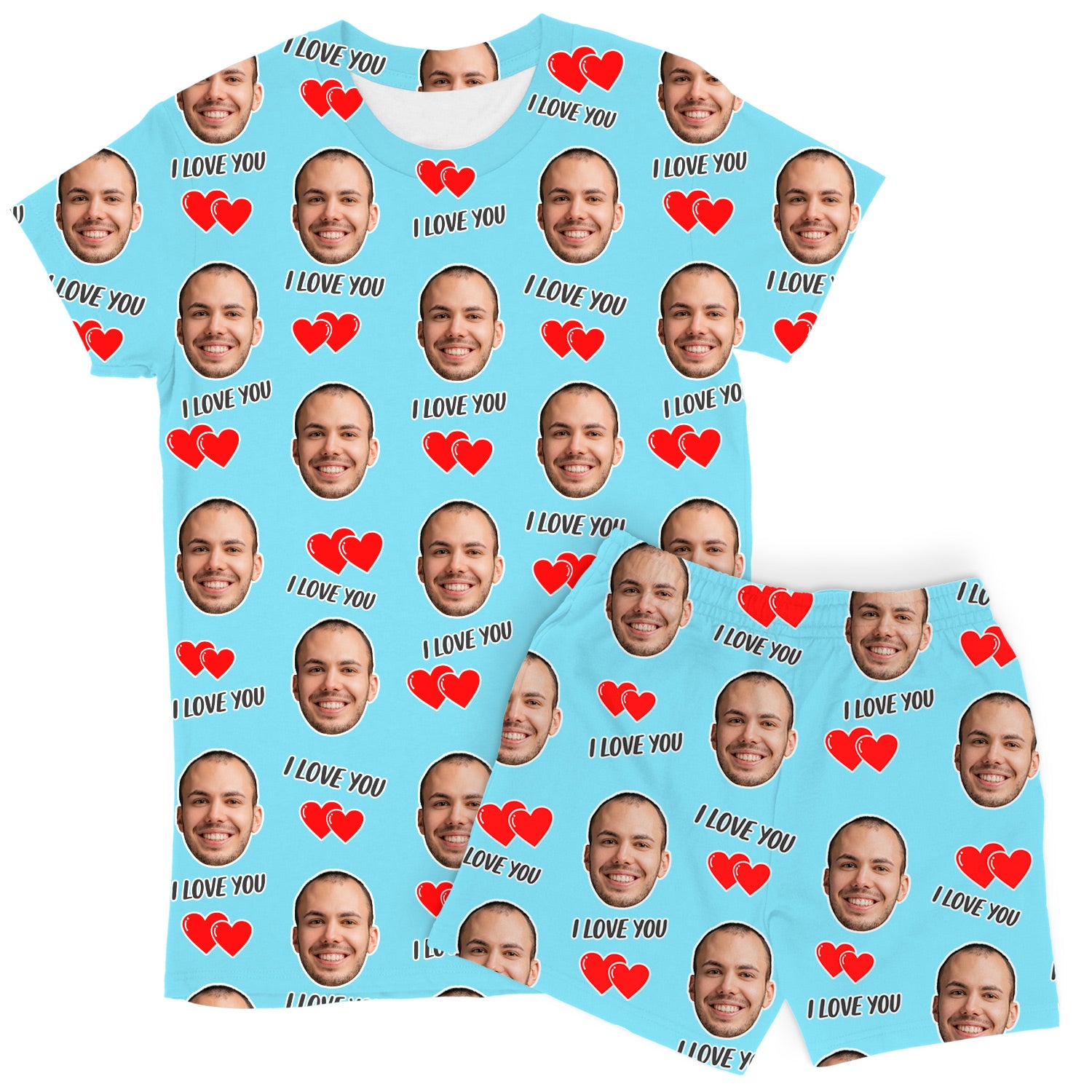 Love  Custom Women's PJ Shorts Set