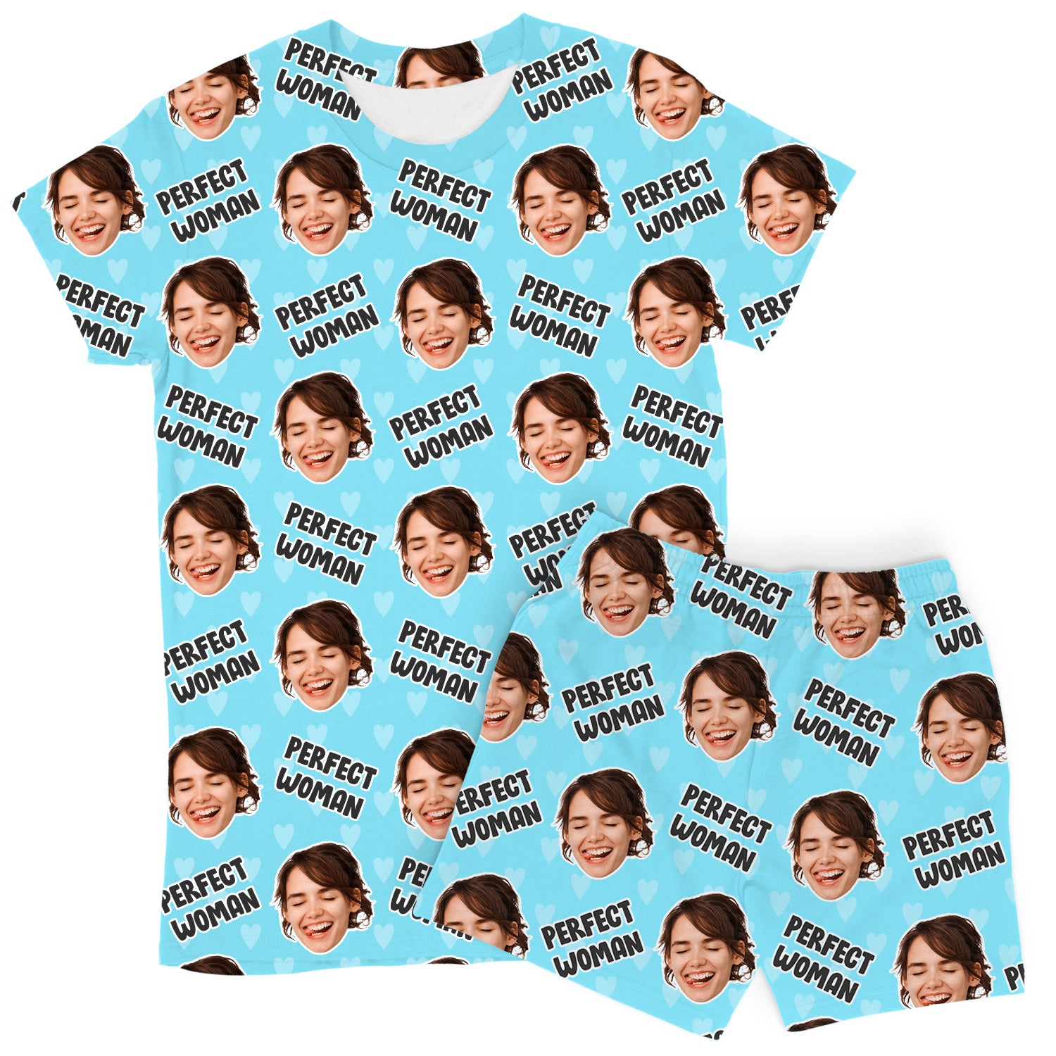 Women's Perfect Woman Personalised PJs - Shorts Set