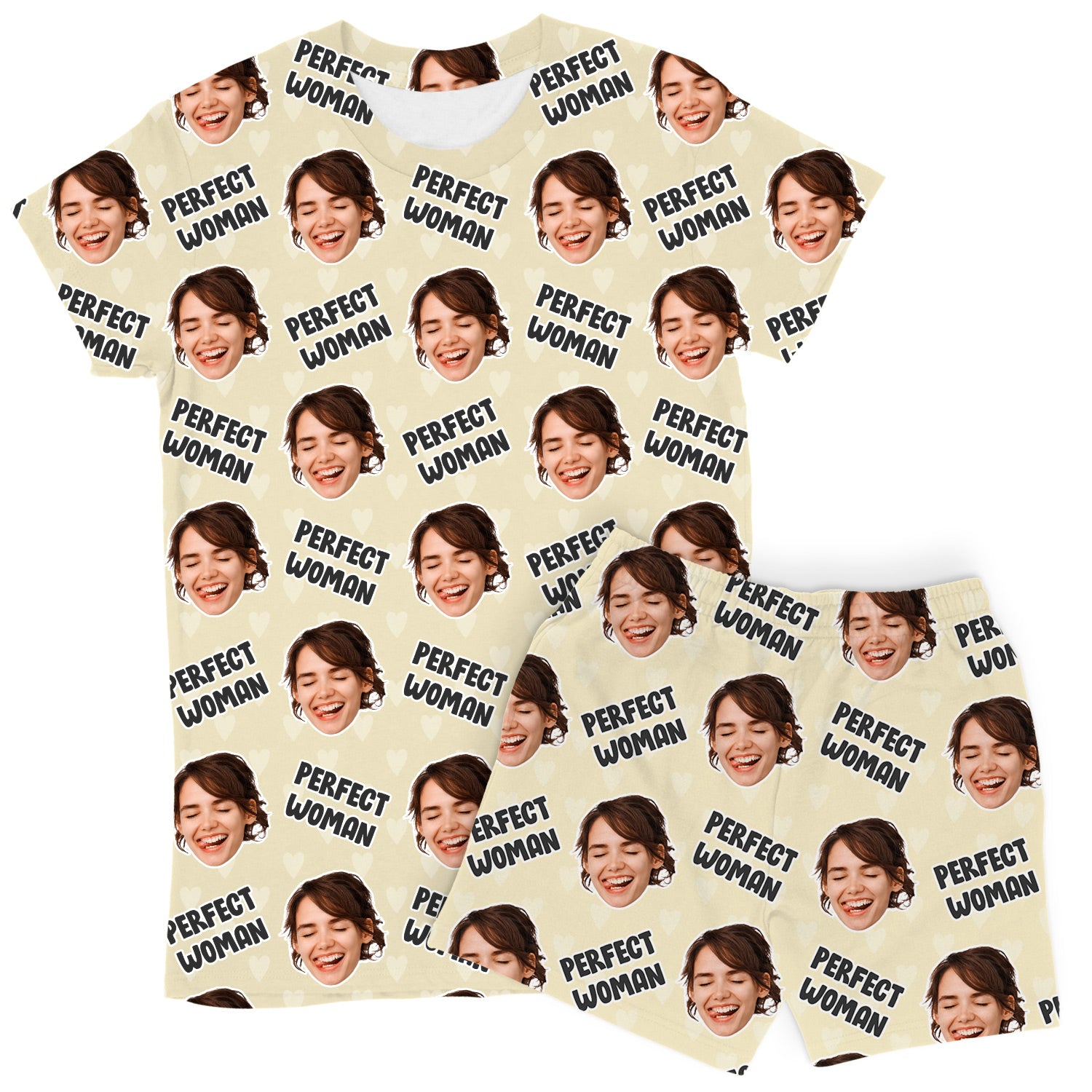 Women's Perfect Woman Personalised PJs - Shorts Set