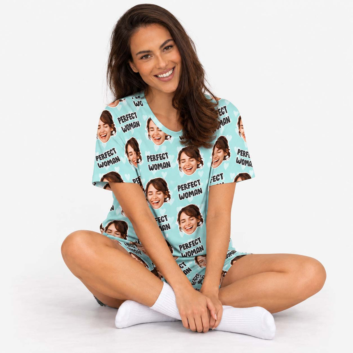 Women's Perfect Woman Personalised PJs - Shorts Set