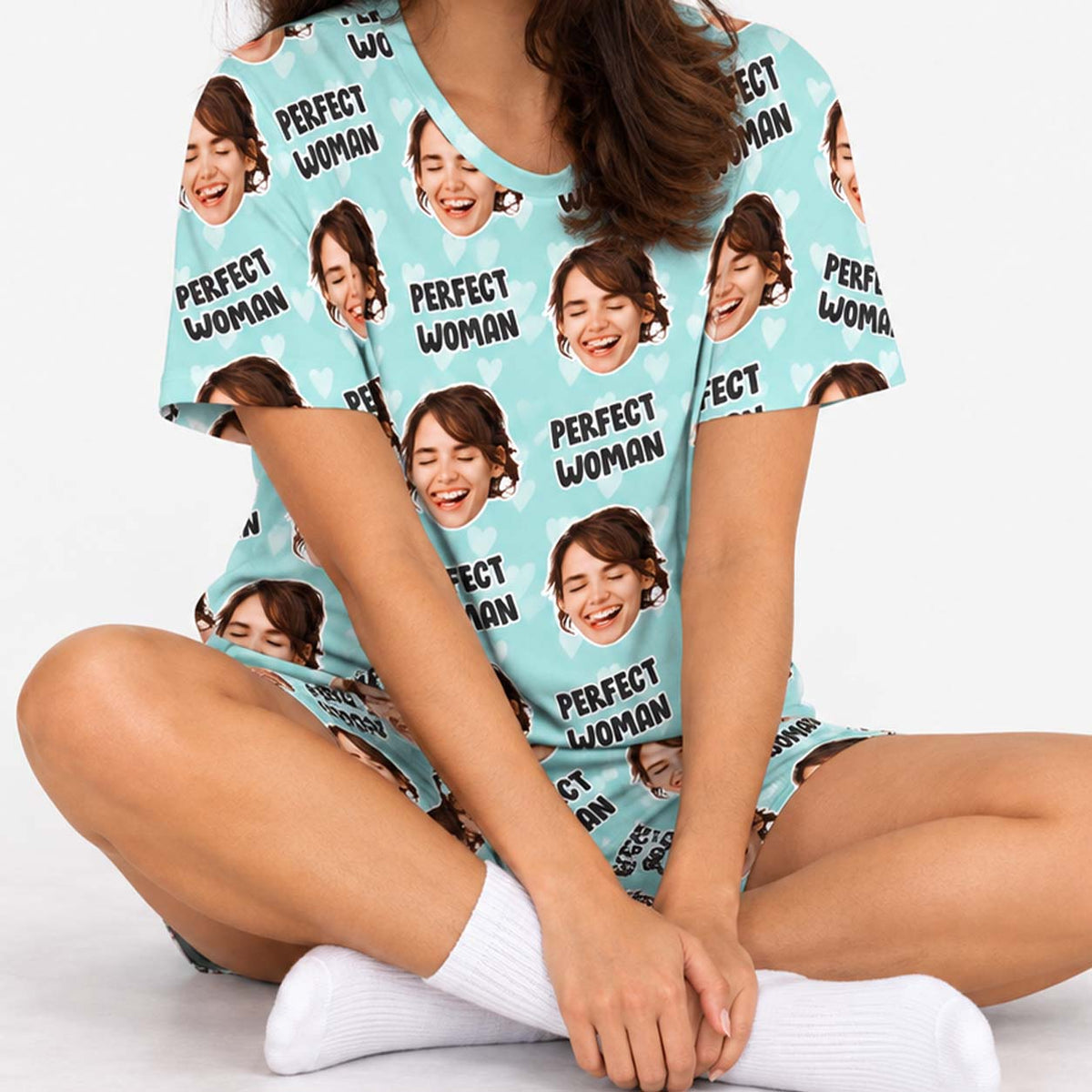 Women's Perfect Woman Personalised PJs - Shorts Set