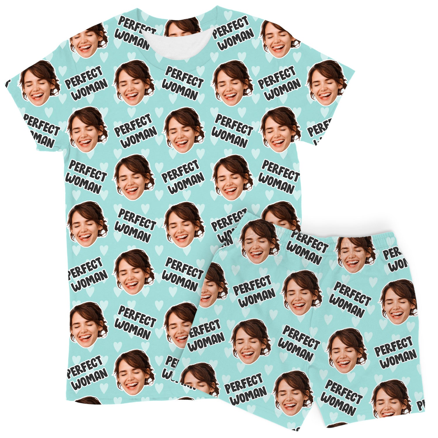 Women's Perfect Woman Personalised PJs - Shorts Set