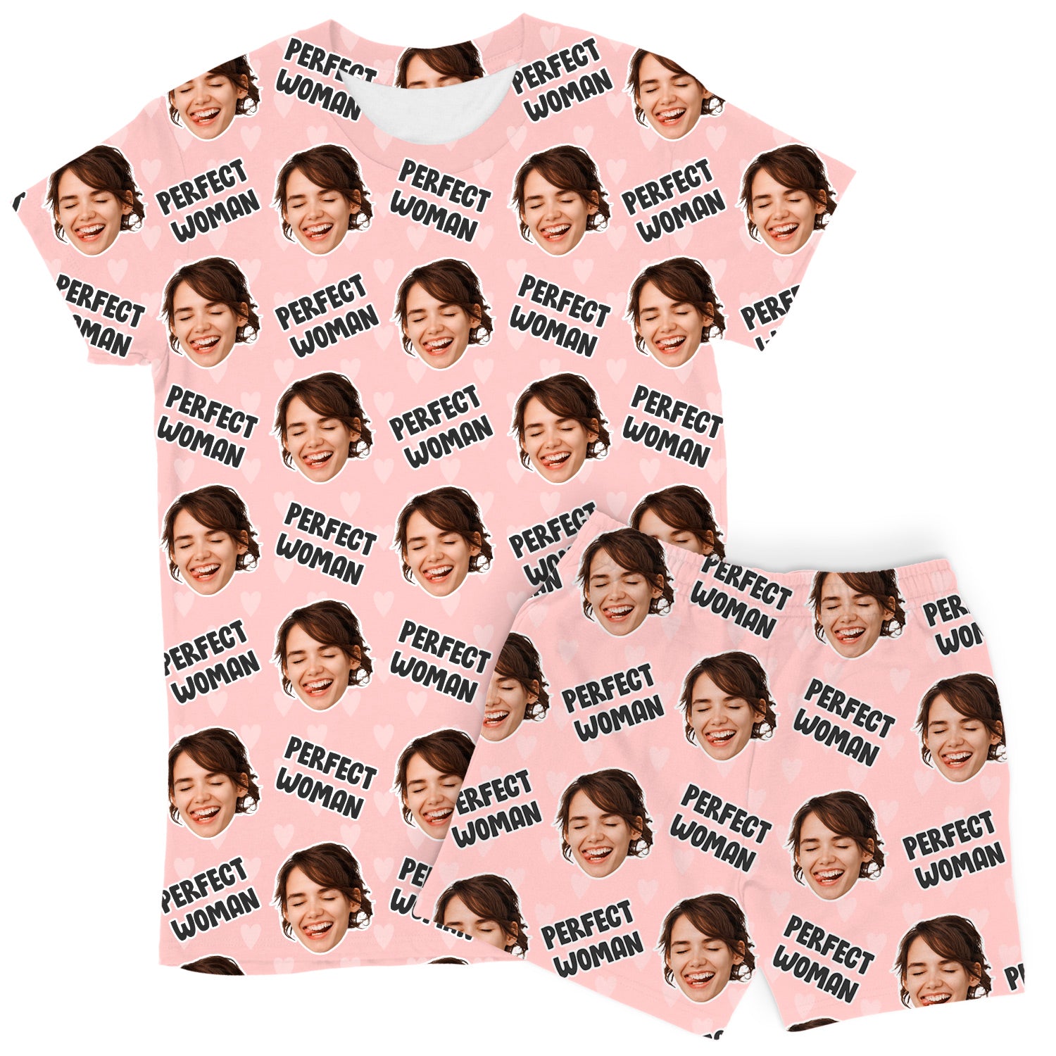 Women's Perfect Woman Personalised PJs - Shorts Set