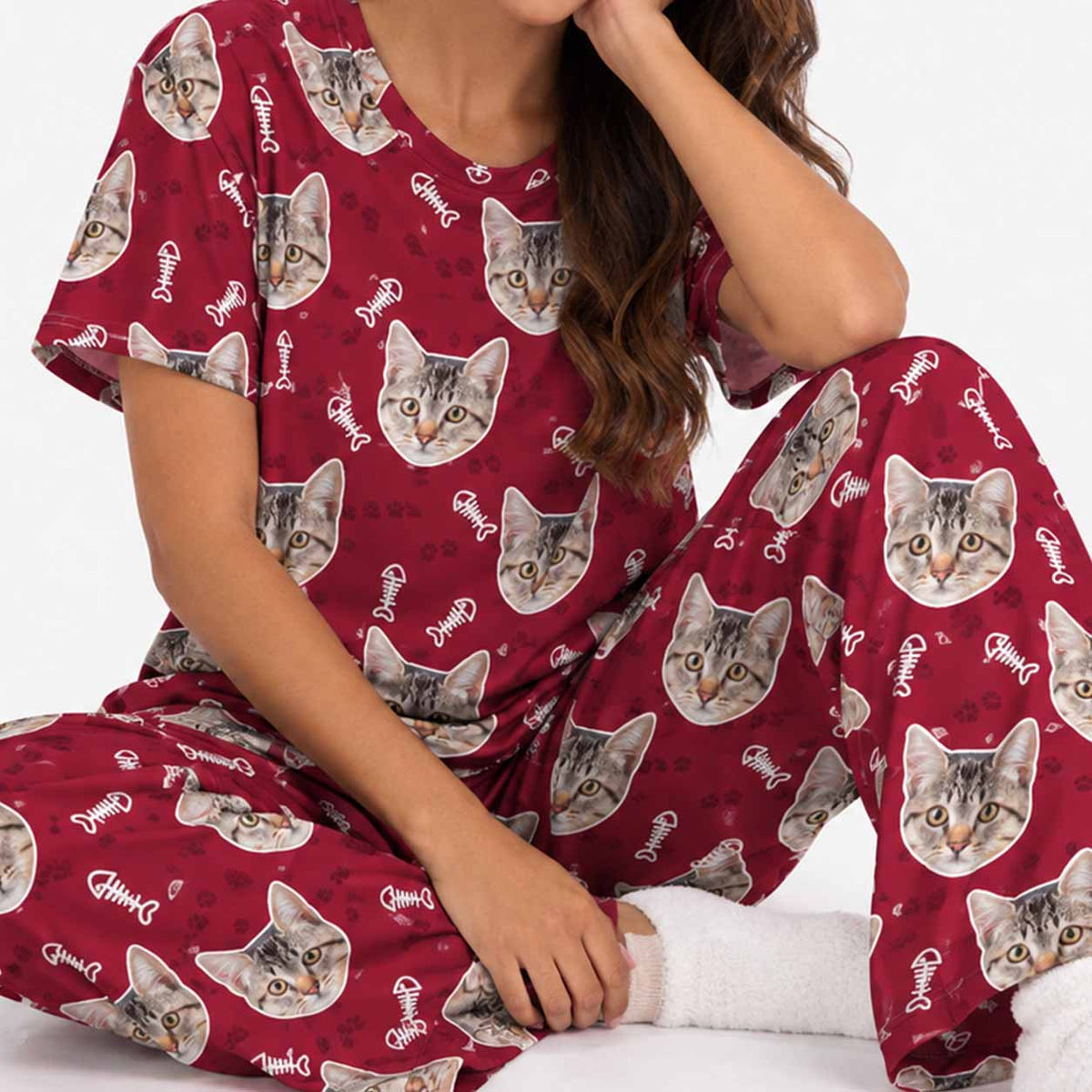 Your Cat Women's Personalised Pyjamas - Trouser Set