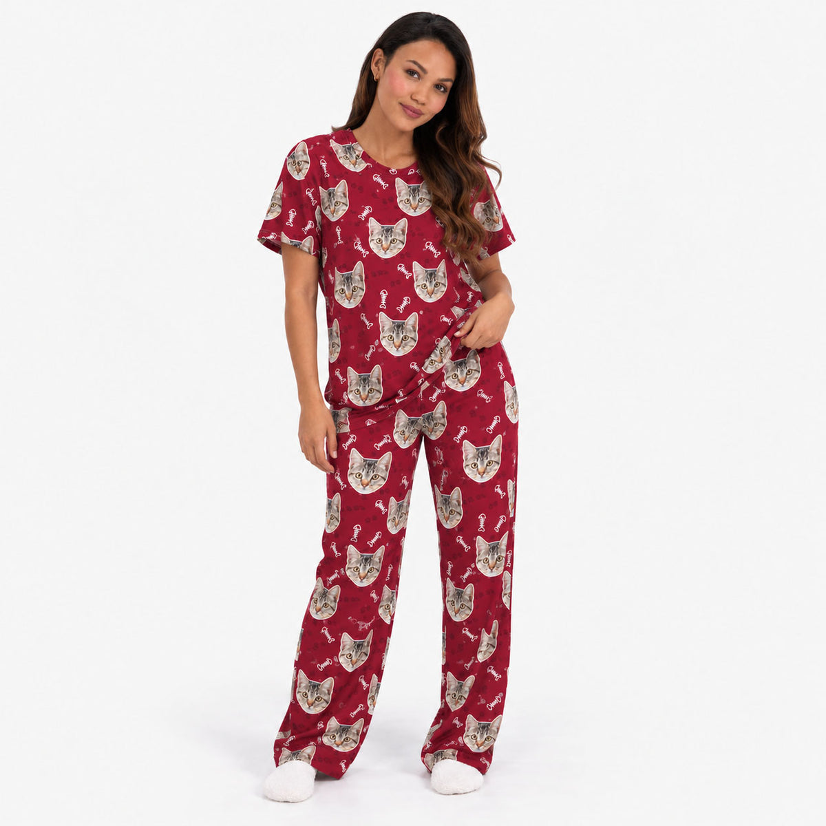Your Cat Women's Personalised Pyjamas - Trouser Set