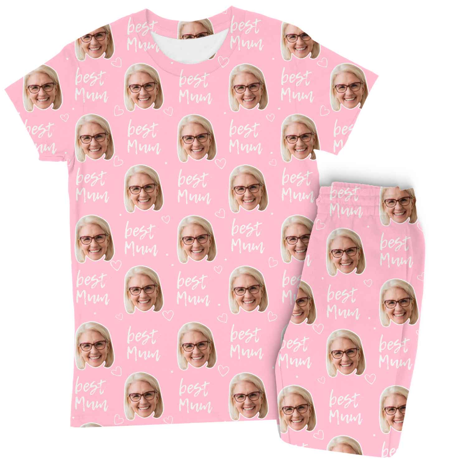 Women's Best Mum Personalised Pyjamas - Trouser Set