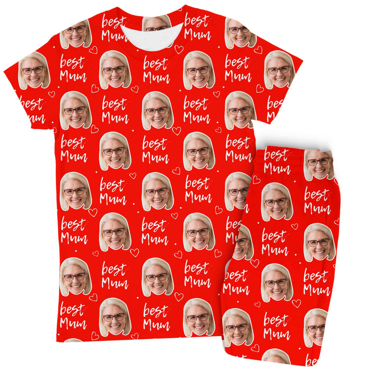 Women's Best Mum Personalised Pyjamas - Trouser Set