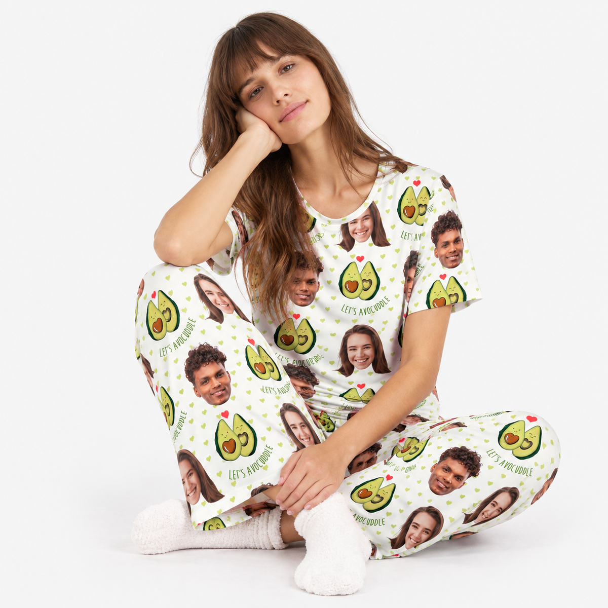 Women's Let's Avocuddle Pyjamas - Trouser Set