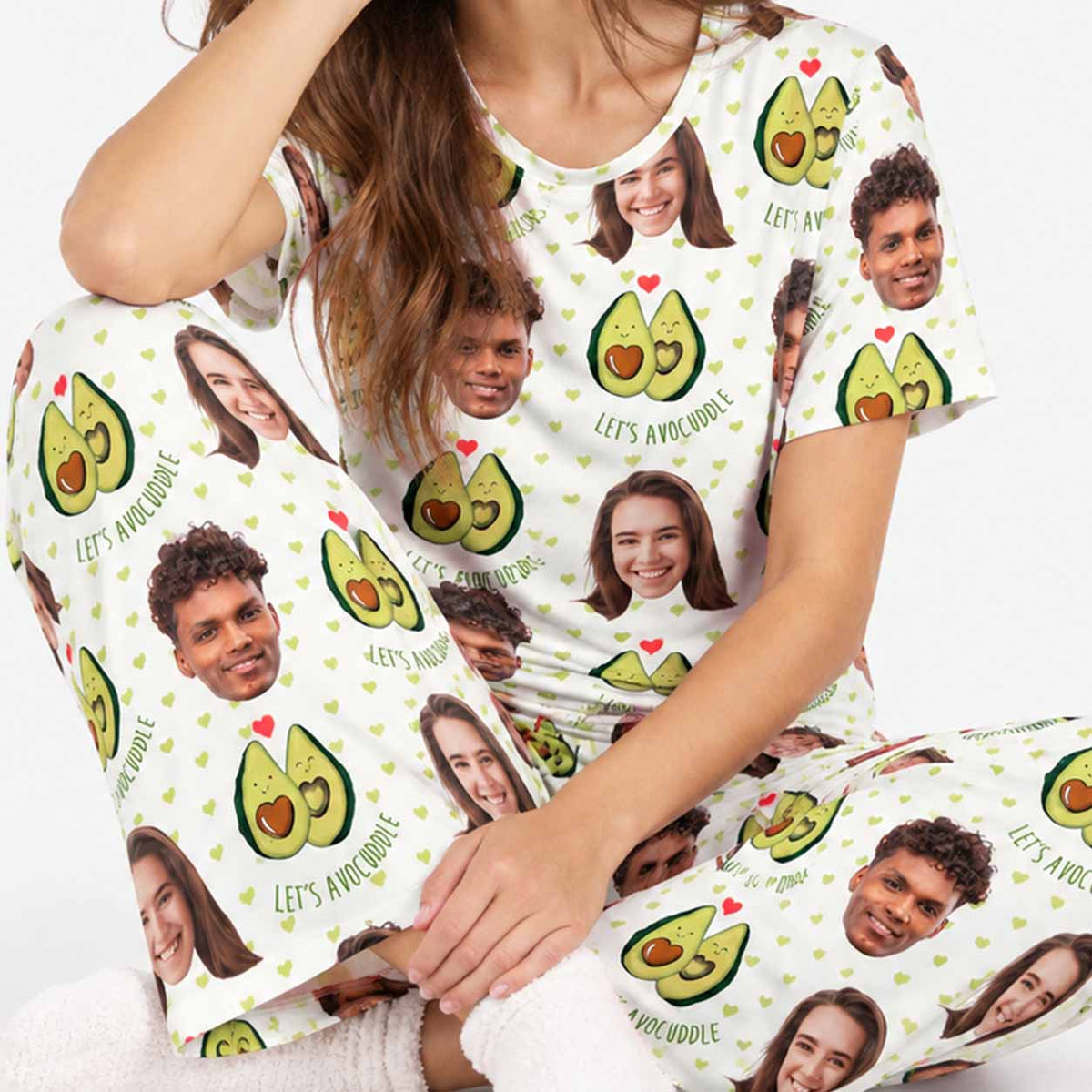 Women's Let's Avocuddle Pyjamas - Trouser Set