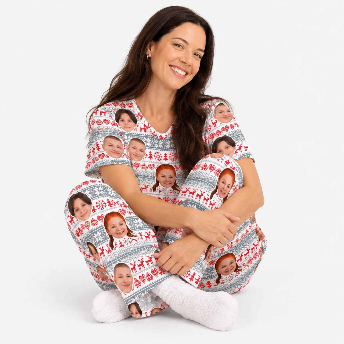 Women's Nordic Christmas Pyjamas - Trouser Set
