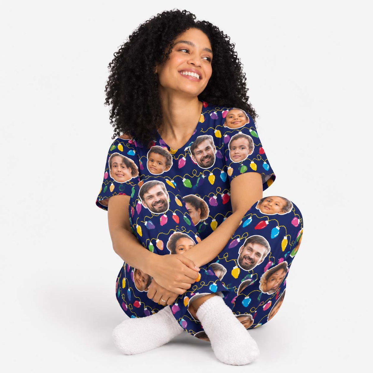 Women's Christmas Lights Pyjamas - Trouser Set