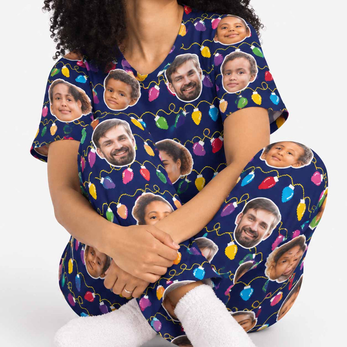 Women's Christmas Lights Pyjamas - Trouser Set