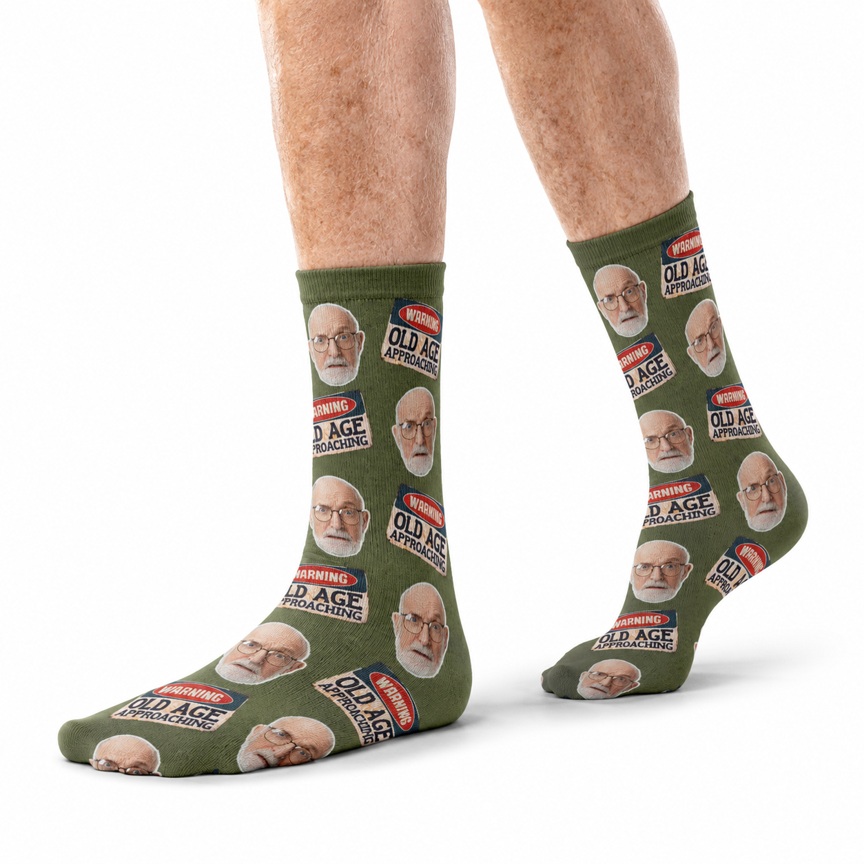 Warning! Old Age Approaching Socks