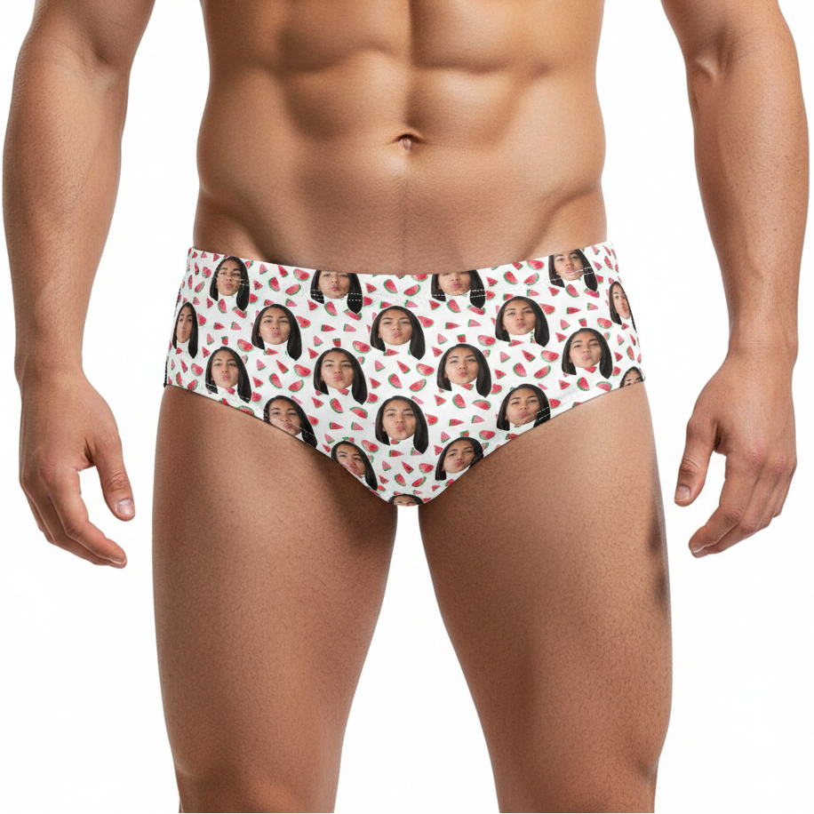 Watermelon Personalised Swim Trunks