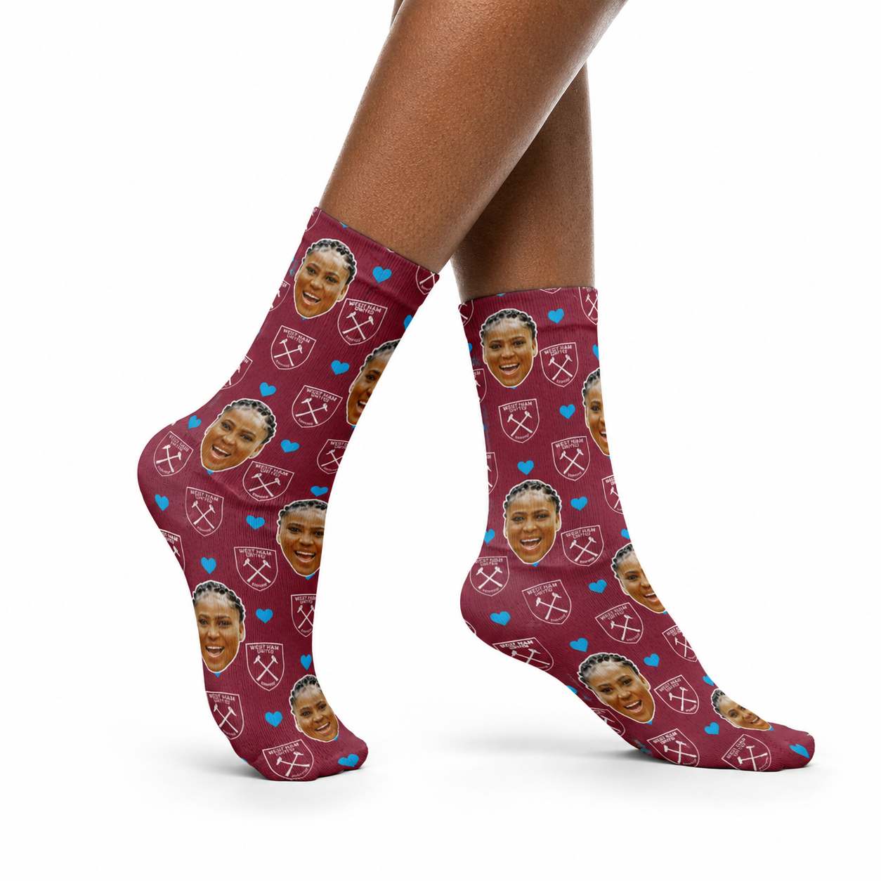 West Ham Love Socks Claret