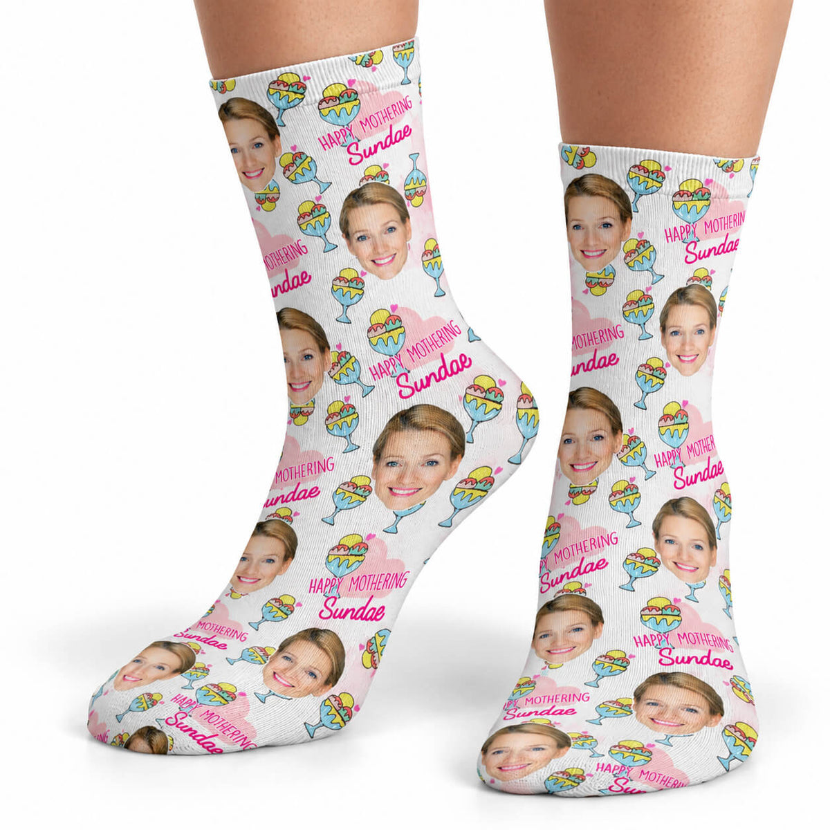Happy Mothering Sundae Socks