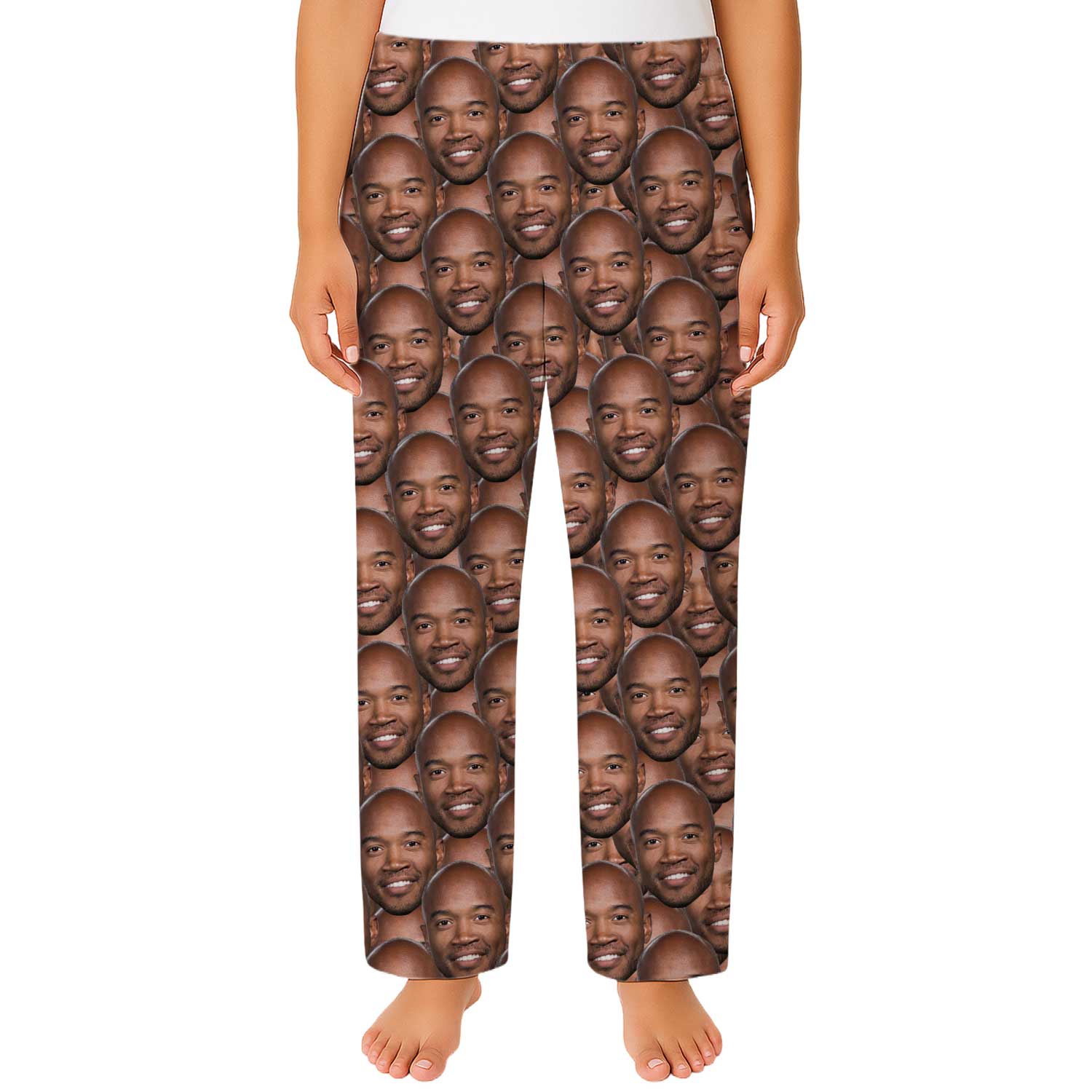 Women's Face Mash Personalised PJ Bottoms