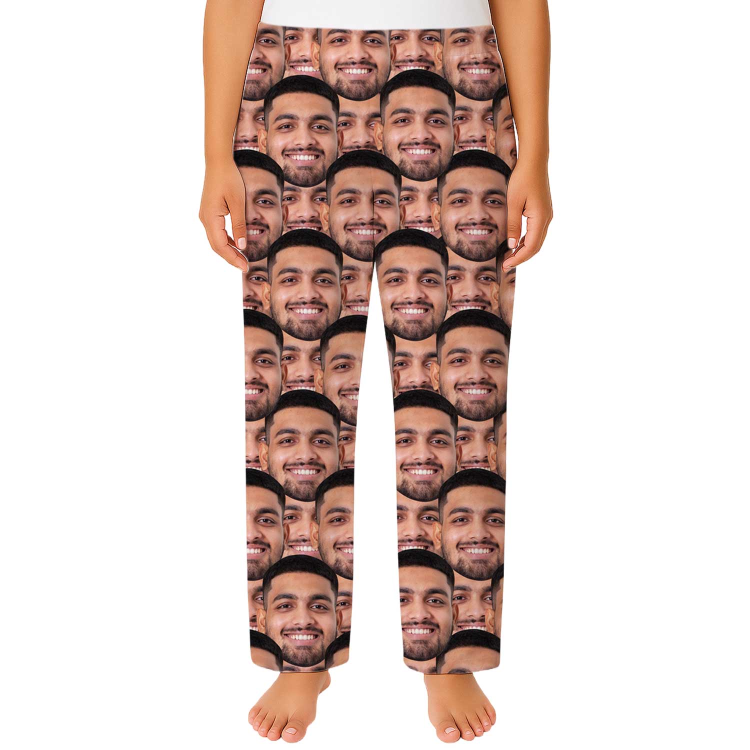 Women's Face Mash Personalised PJ Bottoms
