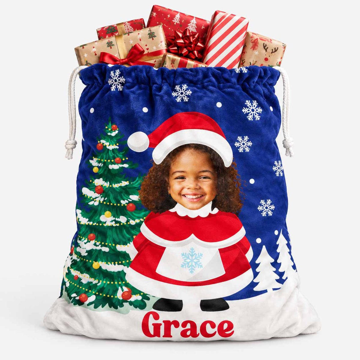 Mrs Claus Me Christmas Sack