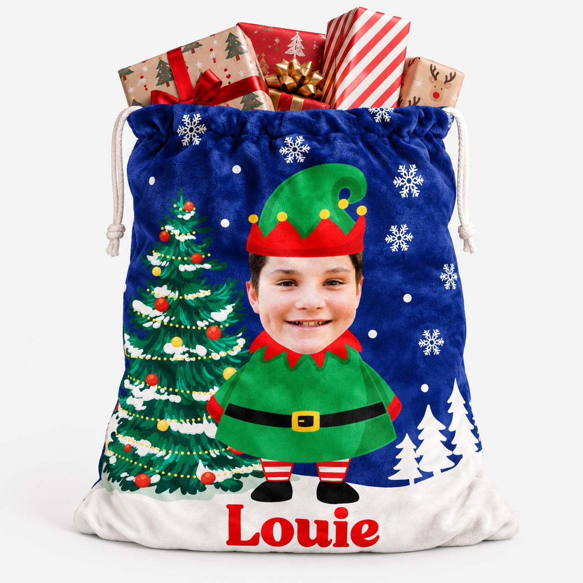 Elf Me Christmas Sack
