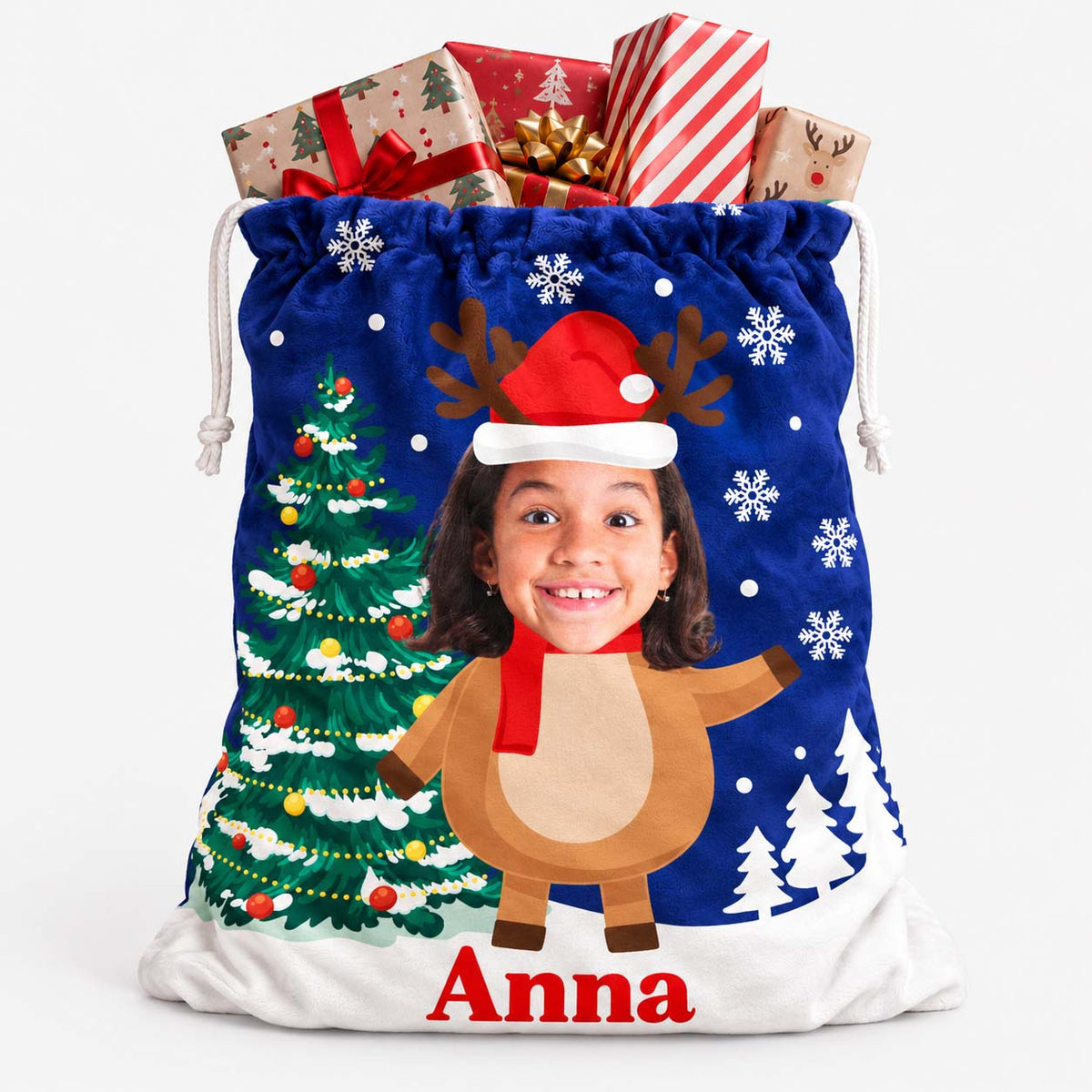 Reindeer Me Christmas Sack