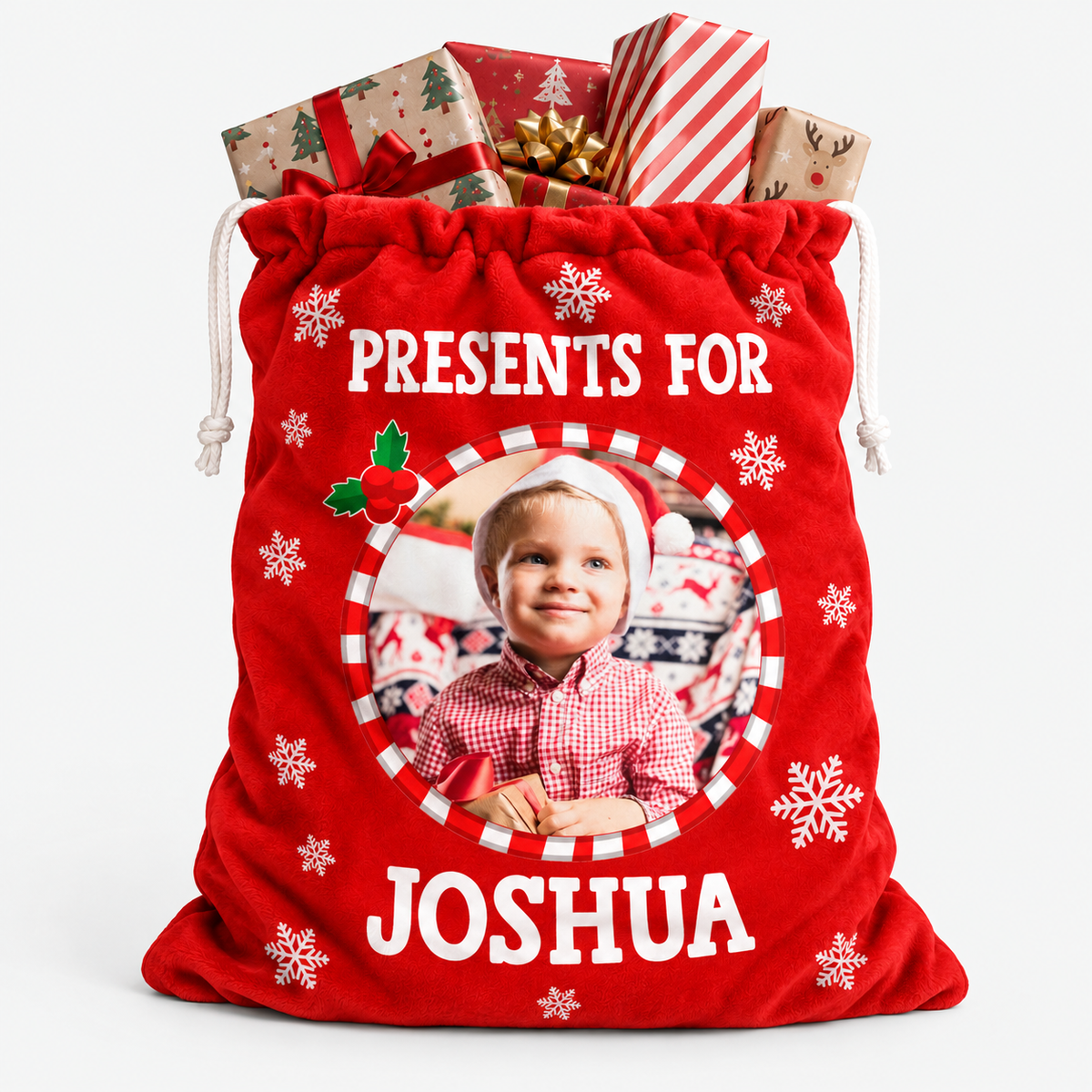 Presents For (Name) Christmas Sack