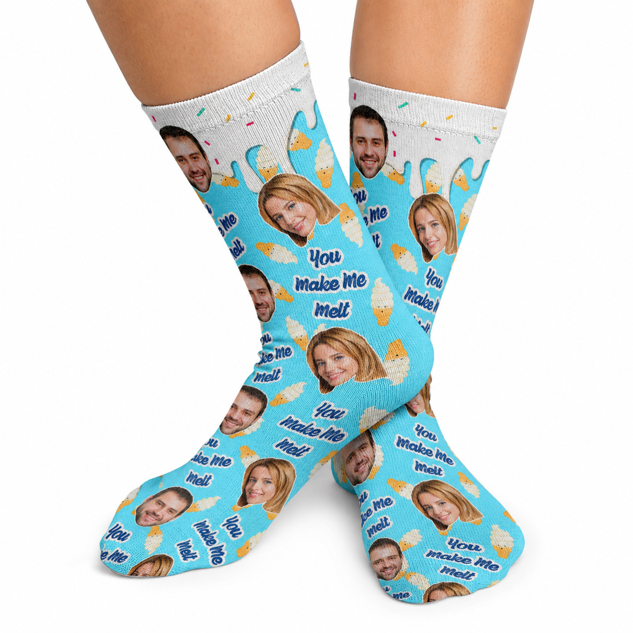 You Make Me Melt Socks