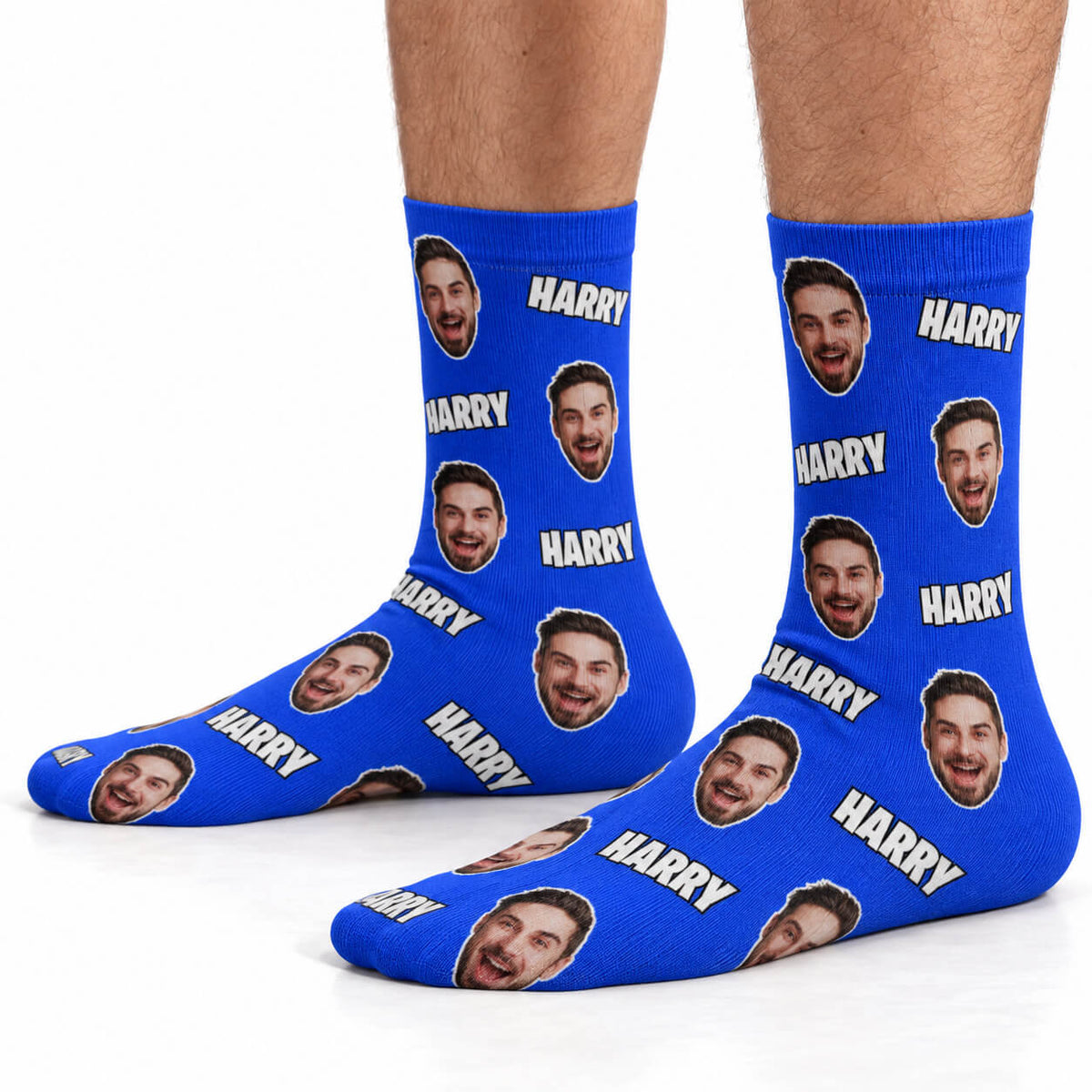 Your Name & Face Personalised Socks