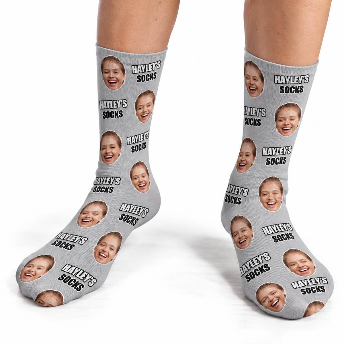 Your Socks Personalised Your Name & Face